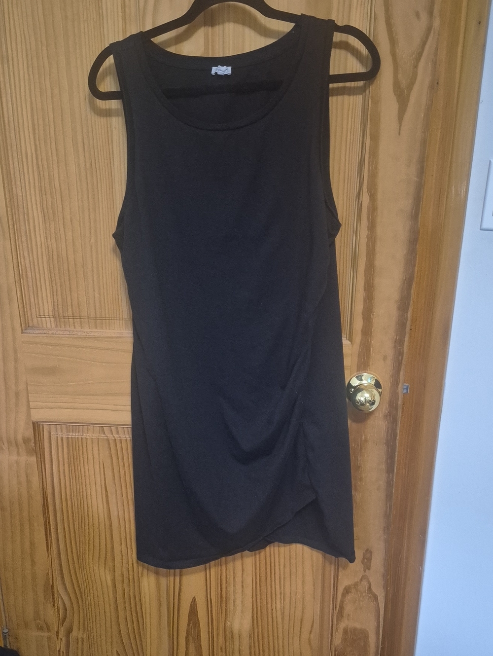 Kismet Black Sleeveless Tank Dress